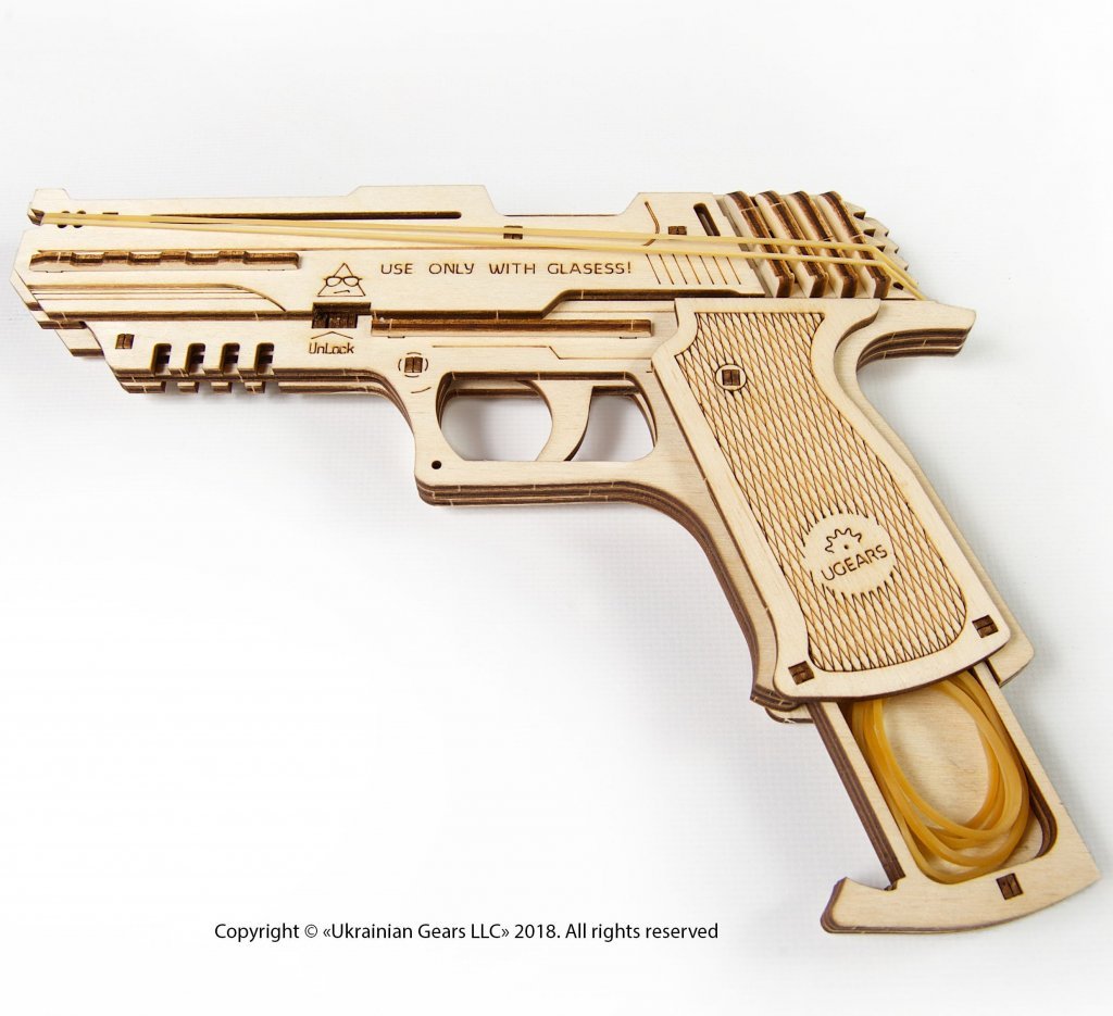 UGEARS WOLF-01 HANDGUN