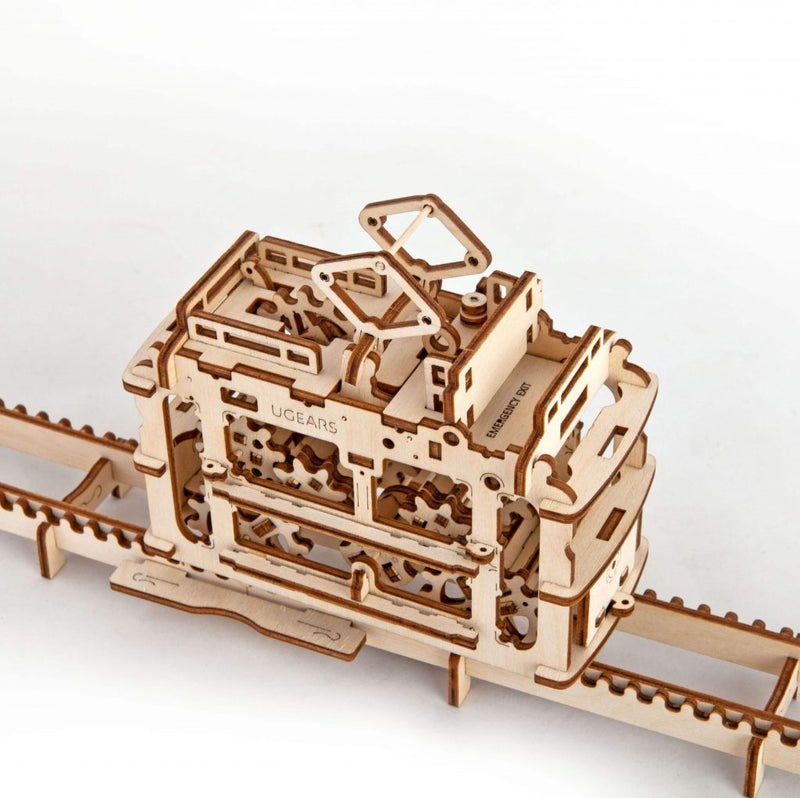 UGEARS TRAM ON RAILS