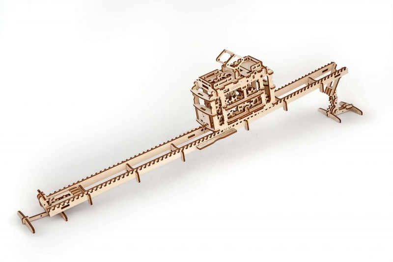 UGEARS TRAM ON RAILS