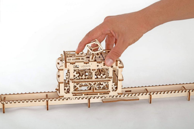 UGEARS TRAM ON RAILS