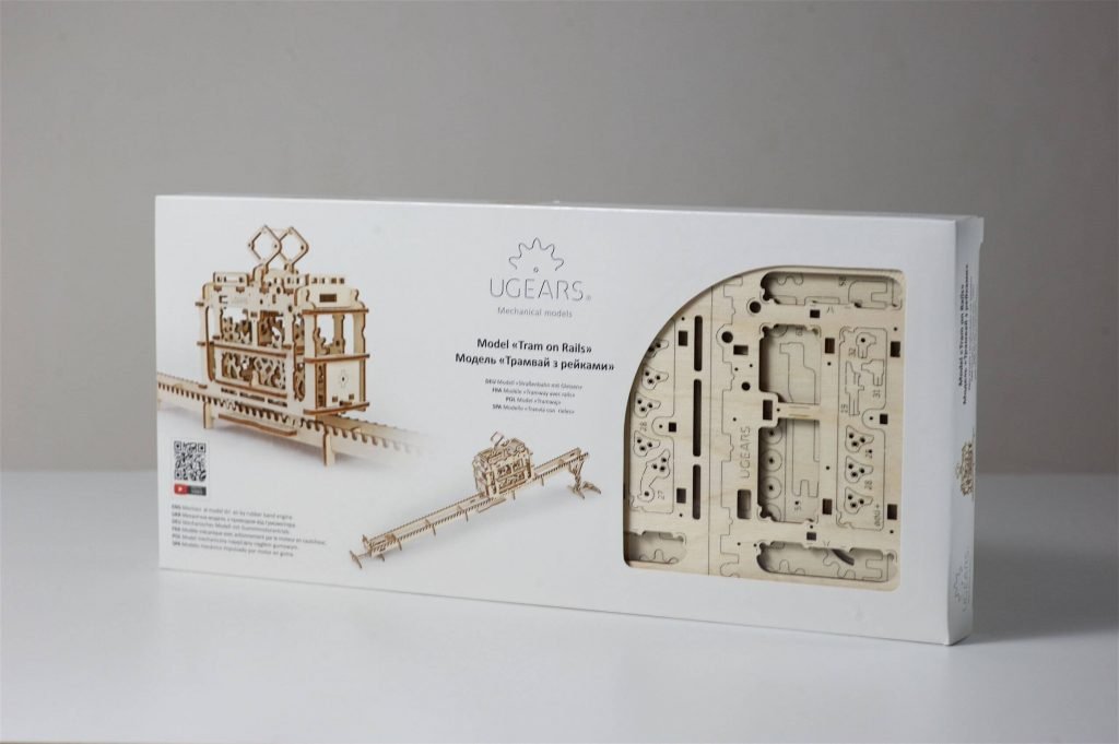 UGEARS TRAM ON RAILS