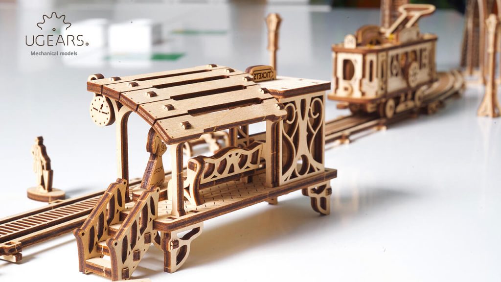 UGEARS TRAM LINE MODEL